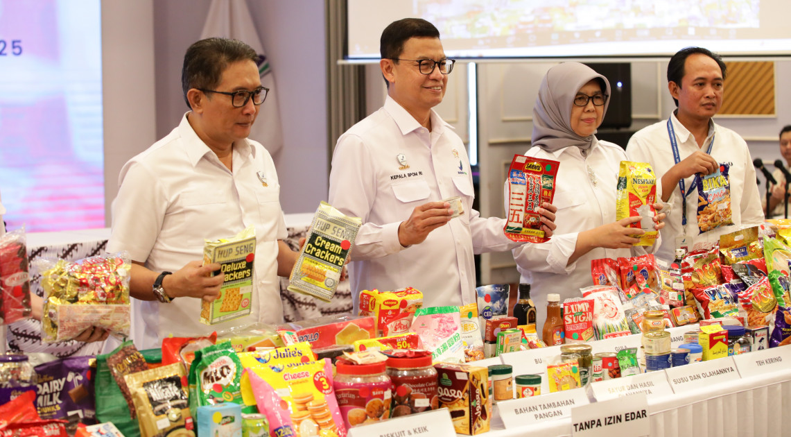 BPOM Temukan 376 Sarana Jual Pangan Ilegal dan Kedaluwarsa Selama Pengawasan Pangan Ramadan